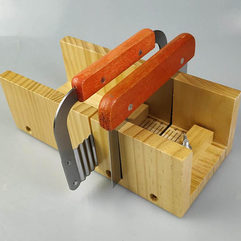 Cortador de jabón de madera ajustable, cepillo para cortar jabón en pan y pastel con escala, multifuncional, fácil de usar