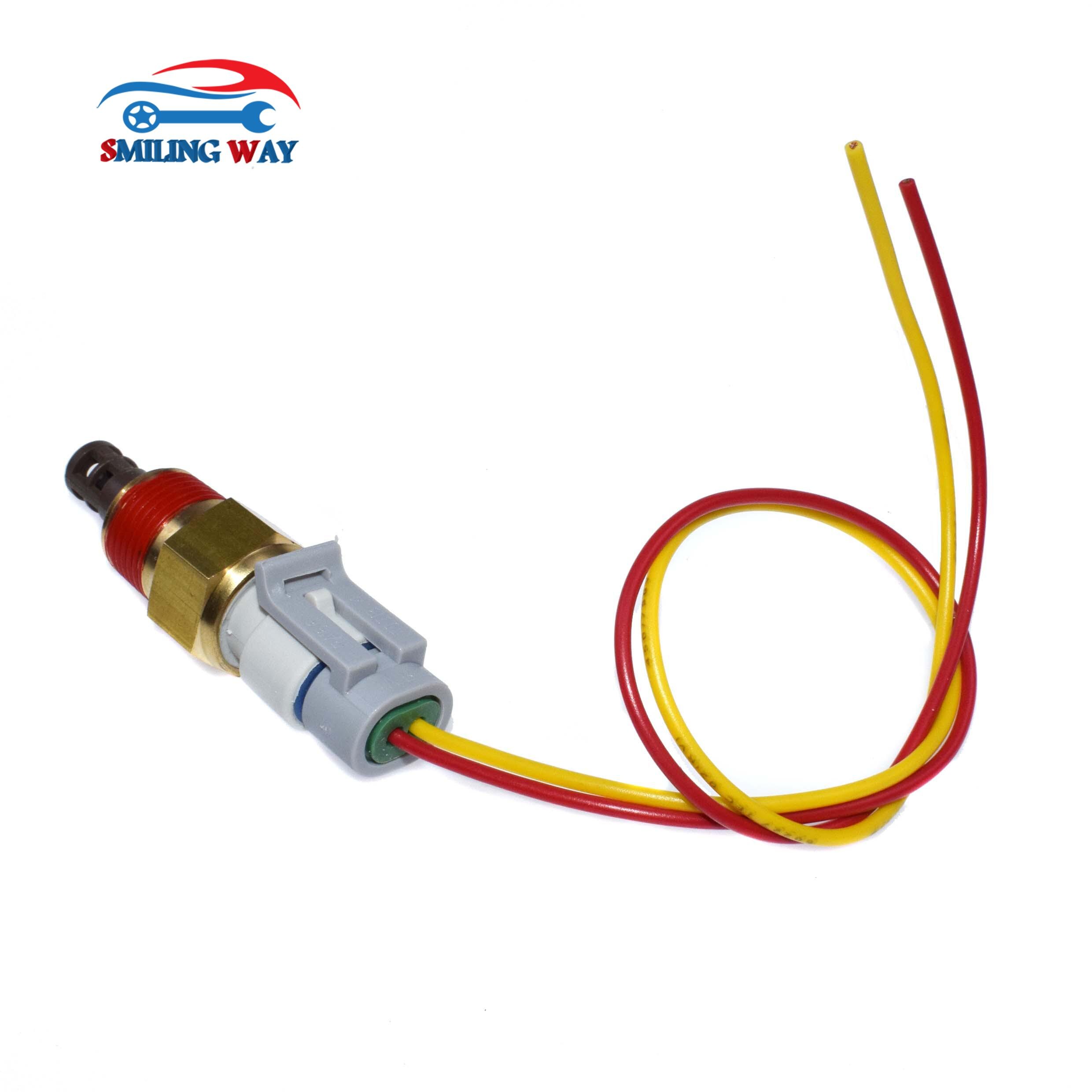 IAT MAT ACT ATS Intake Air Charge Temperature Sensor &amp; Wire Cable Connector For Chevrolet GMC Buick Cadillac Honda Isuzu Pontiac