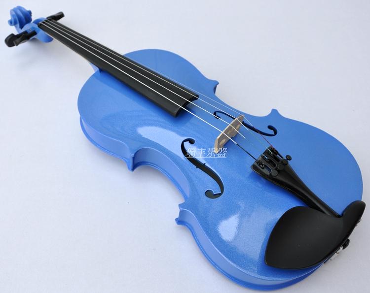 Violín azul para niños, 1/8