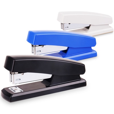 Deli 0425 stationery stapler No. 12 stapler binding machine easily binds 20 stapler office supplies