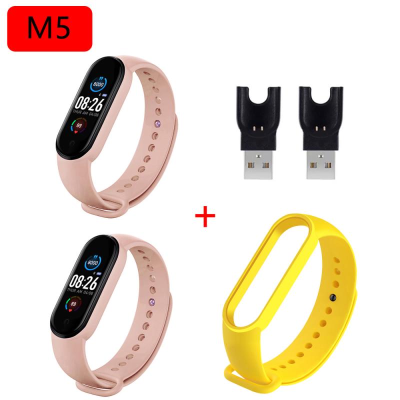 M5 Smart Watch IP67 braccialetti sportivi impermeabili ricarica USB cinturini intelligenti Bluetooth Touch Screen a colori polsino 10 lingue: 09