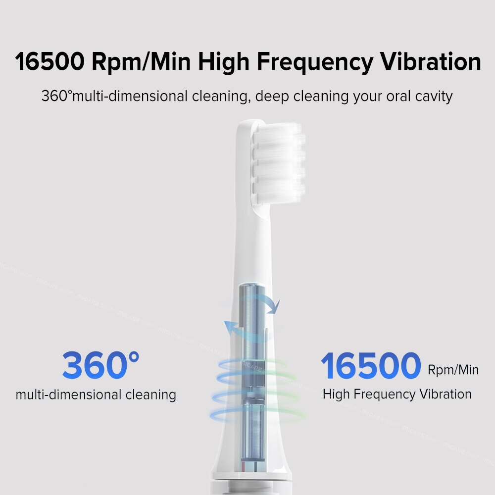 Xiaomi Mijia Electric Toothbrush Waterproof USB Rechargeable Hotsale Sonic Toothbrush Smart Tooth Brushes Oral Care Reminder