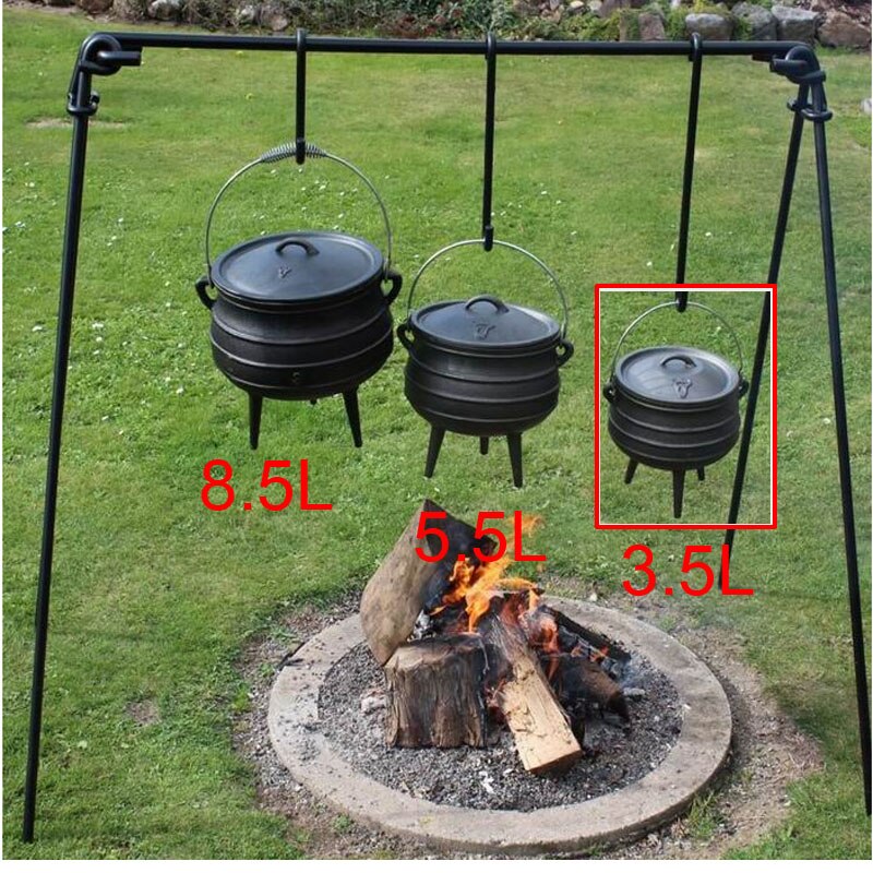 1# 3.5L Camping south africa potjie pot Cookware O... – Vicedeal