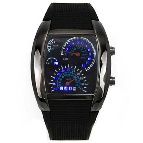 Men \ 'S Vrouwen \ 'S Sport Led Dashboard Patroon Dial Digitale Horloge: 1