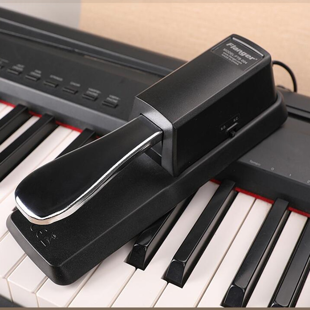 Flanger FTB-004 Piano Keyboard Sustain Damper Pedal Electric Piano Synthesizer Lightweight Portable Music Element