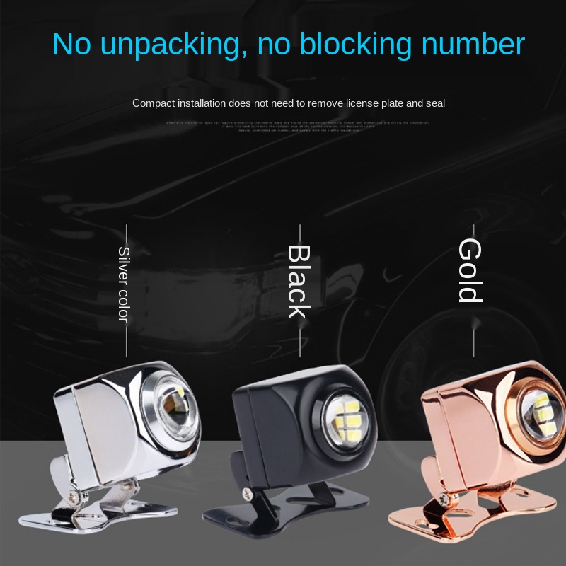 1x lámpara LED de marcha atrás externa para coche 6500K Mini luz de marcha atrás auxiliar accesorios de sistema de iluminación de cámara de respaldo de alta potencia