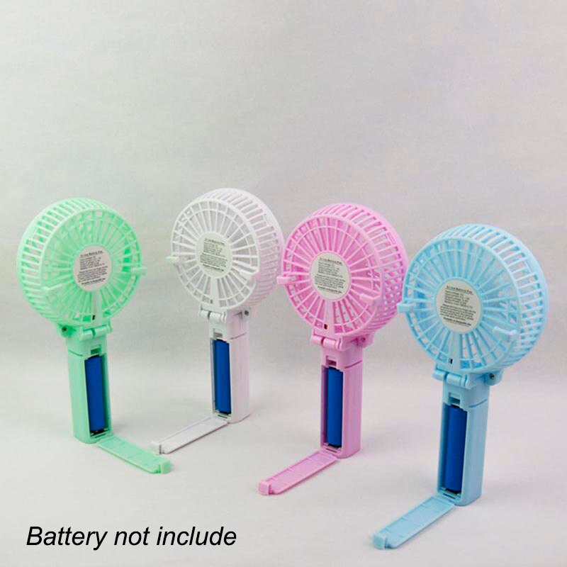 Draagbare Ventilator Handheld Mini Ventilator Usb Oplaadbare Opvouwbaar Desk Air Cooler Fan Personal Air Cooling Fans 3 Speed Kantoor Outdoor