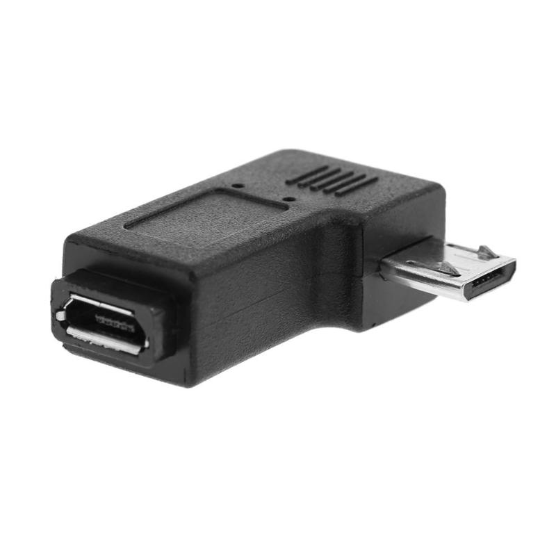 90 graden Haakse Elleboog Micro USB-Man-vrouw Adapter L Vormige Micro USB M/F Oplaadkabel connector Converter
