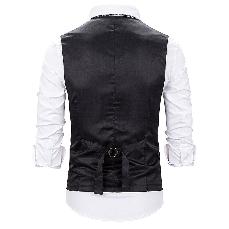 Vest Men Double-breasted Classic Golden Silver Bronzing Paisley Jacquard Silk Waistcoat Vests Party wedding Vest Suit