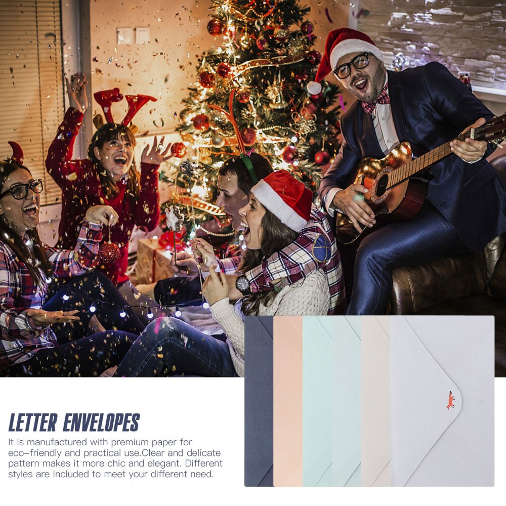 54pcs Envelope Stationery Letter Paper Letter Writing Paper Set (mixed color)