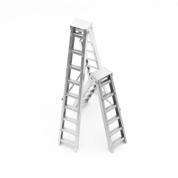 FBIL-Aluminium Mini Ladder Voor 1:10 Rc Rock Crawler Axiale Scx10 90046 D90 D110 Tamiya Cc01 Traxxas Trx-4