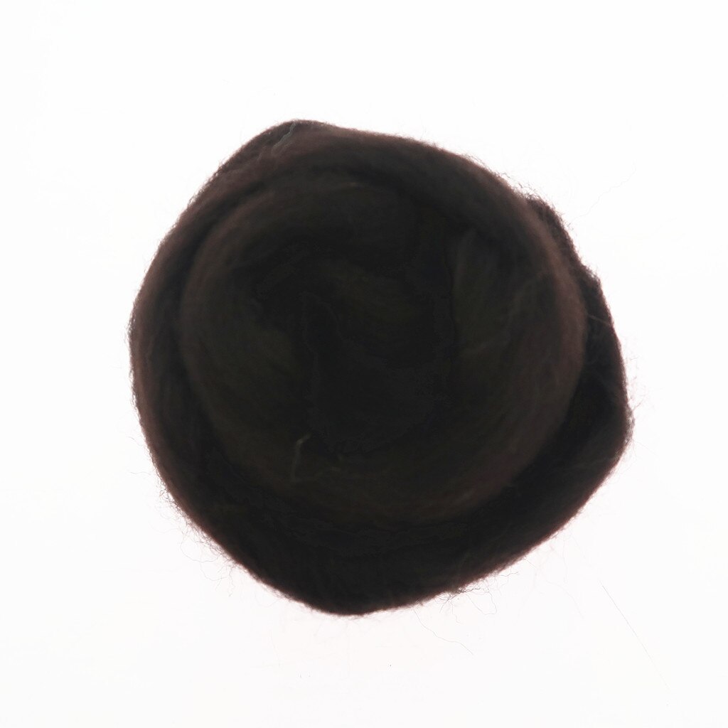 10g Base Colors Series Felting Wool Fibre Flower Animal Wool Roving Needle Handmade Spinning DIY Craft Materials: 37