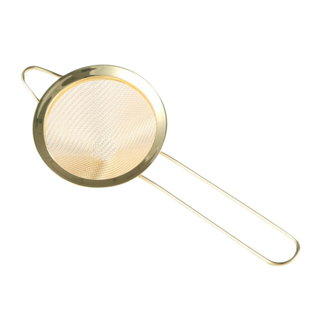 Fine Mesh 8.5cm Colander Stainless Steel Oil Flour Pot Cocktail Strainer