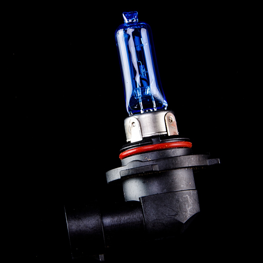 Hippcron halogenpære  hb3 9005 12v 65w 5000k billyktlampe superhvit mørkeblått kvartsglass  (2 stk)