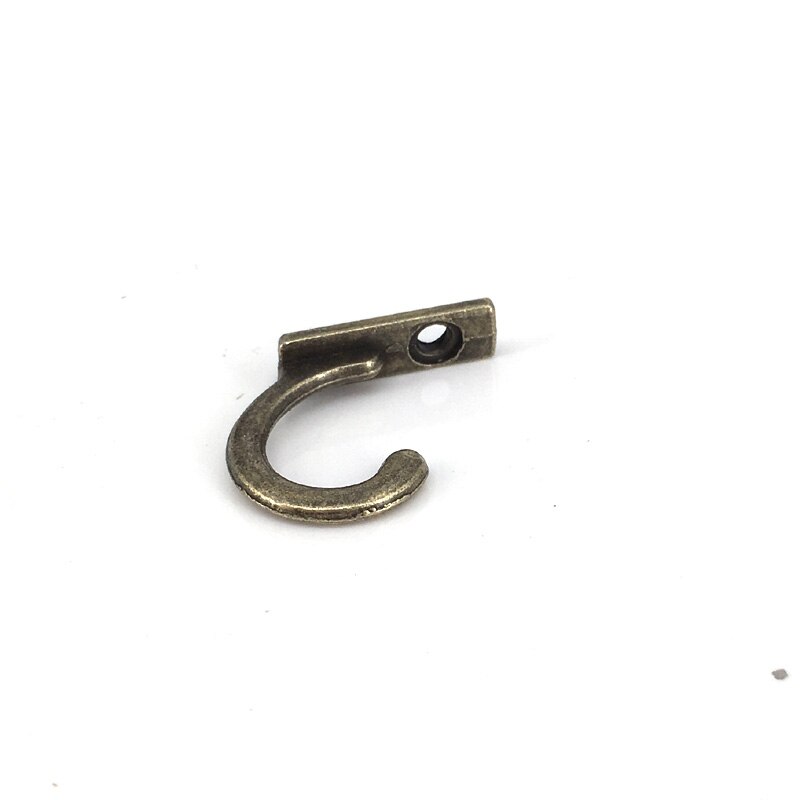 30PCS 8*22*21mm Screws Fixed Clothes Caps Towels Vintage Style Display Hanger Hook