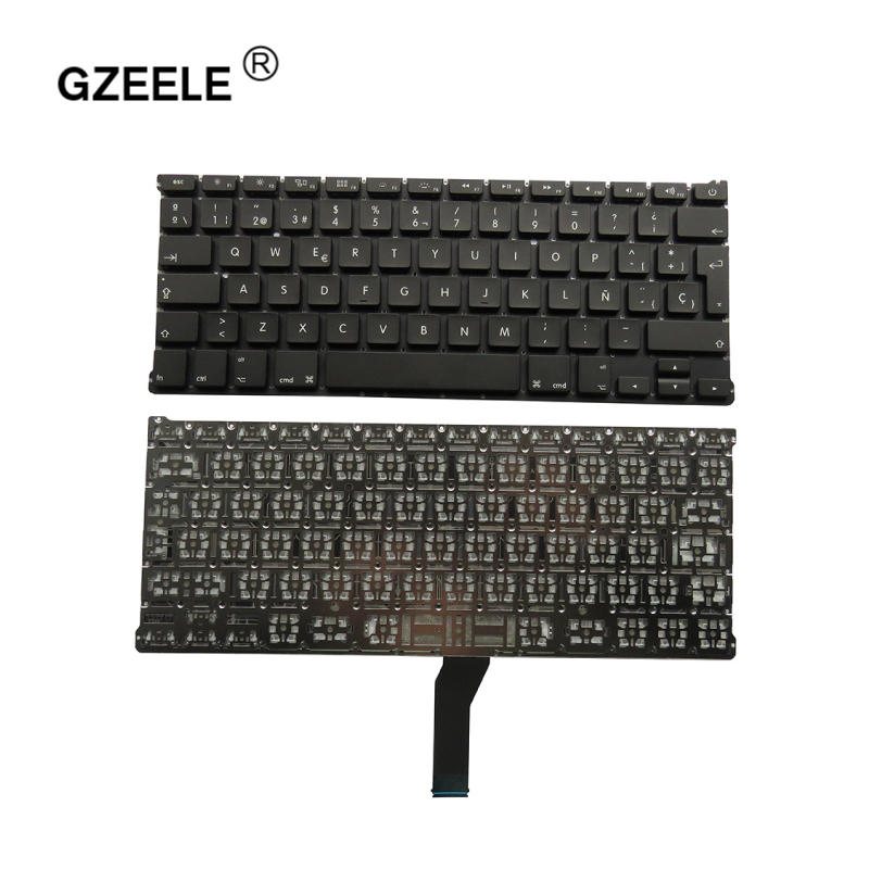 Teclado de repuesto para Macbook Air de 13 pulgadas, accesorio para Macbook Air de 13 &quot;, A1369, A1466, años a , US/UK/RU/FR/SP/AR/CZ/TR,