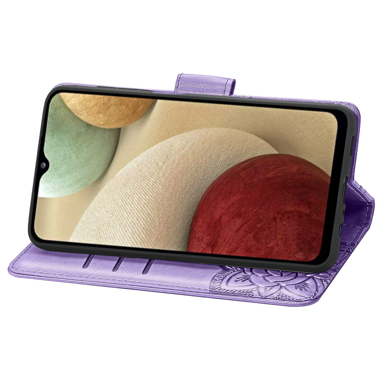 Voor Samsung Galaxy A12 Coque Wallet Leather Flip Case Op Voor Samsung A12 Een 12 A125F SM-A125F Cover 6.5 "3D Vlinder Fundas Etui