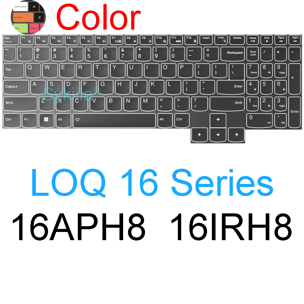 Keyboard Cover for Lenovo LOQ Gaming 15 16 15ARP9 15IRX9 15AHP9 16APH8 16IRH8 Essential Gen 9 Silicone Protector Skin Case 15.6: Pink