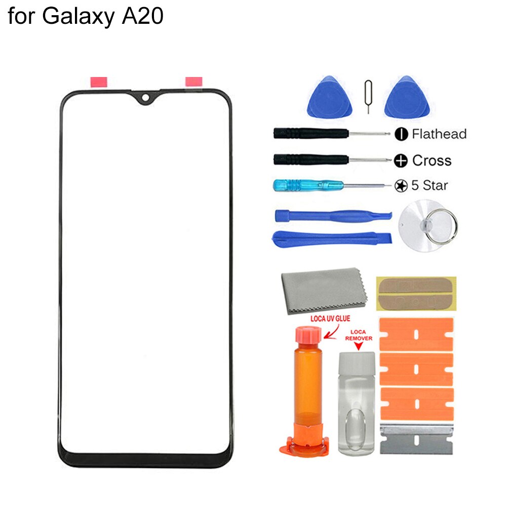 Replacement Front Glass Screen Repair Kit for Samsung Galaxy A10 A30 A70 A80 A90