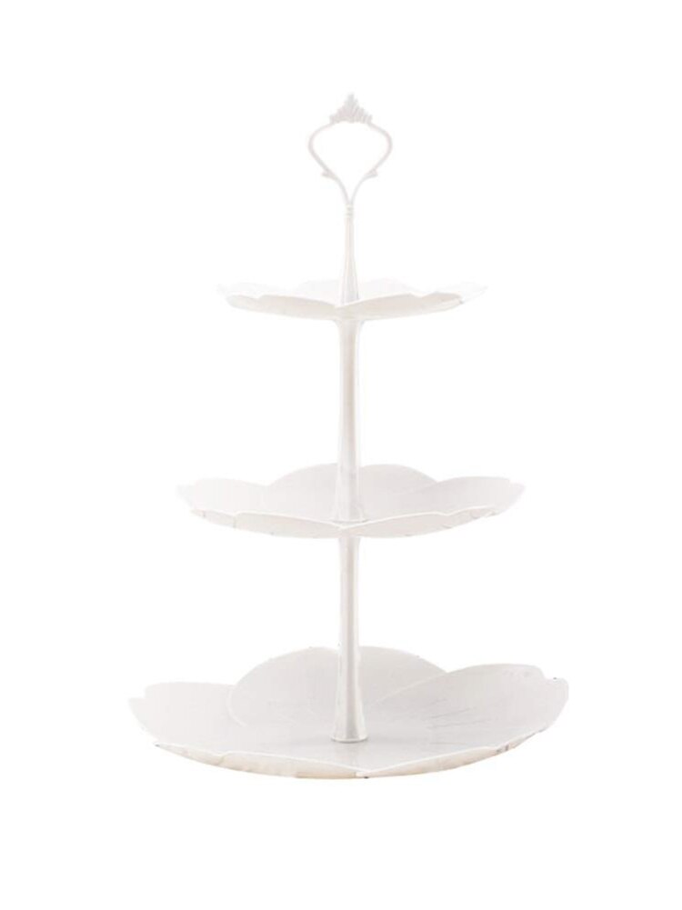 Drielaags fruitbord, meerlaagse taartstandaard, taartrek voor bruiloft, verloving, verjaardagsfeest