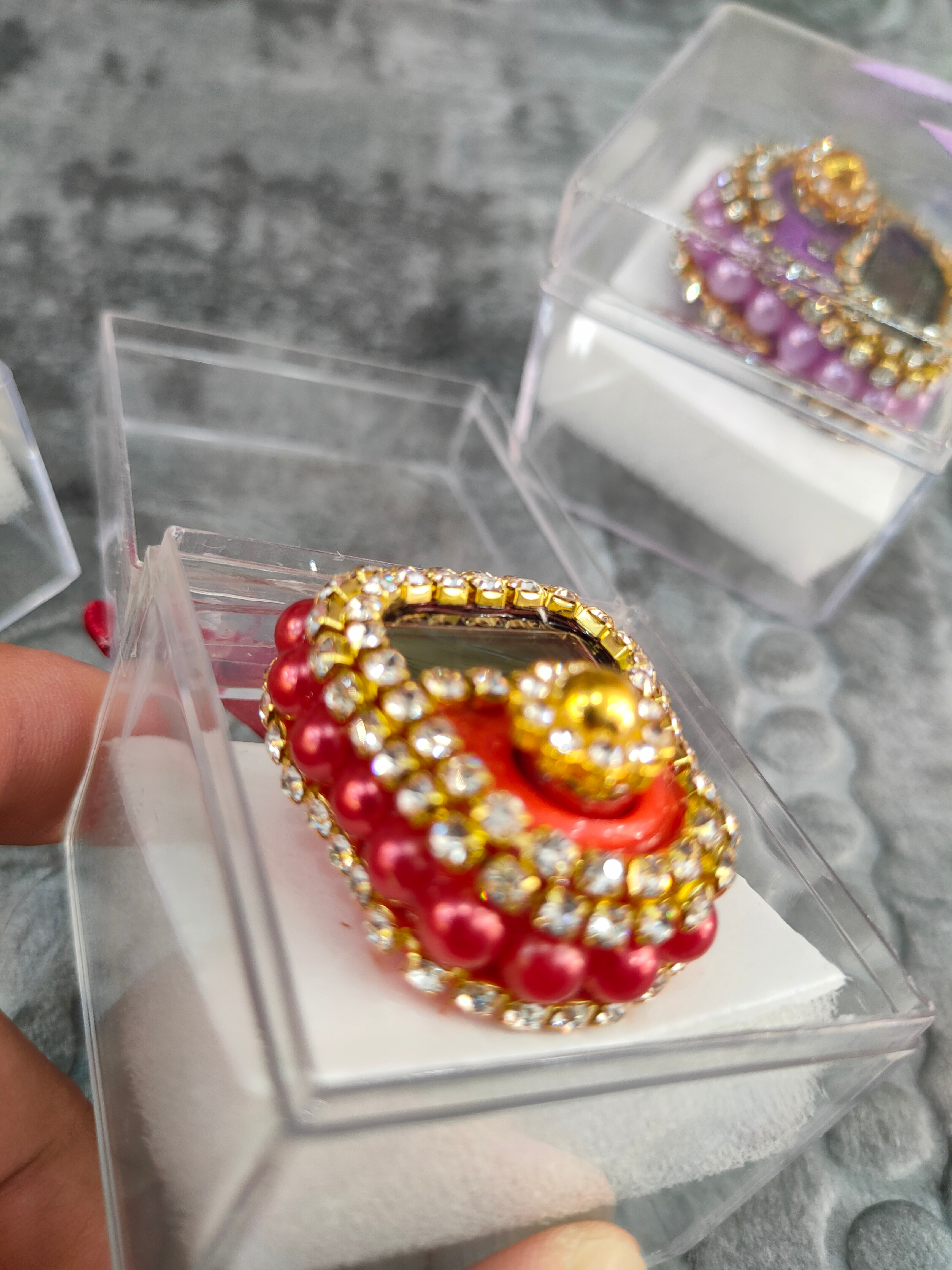 10 Stuks Roterende Gebed Kralen Met Led Digitale Teller Draagbare Vinger Tasbeeh Luxuryfavors Voor Moslims Moslim Tasbeeh Kralen