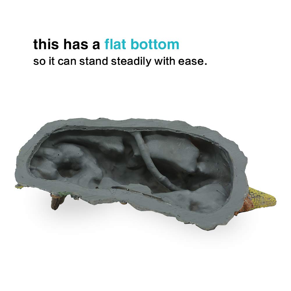 Artificial Resin Crocodile Fish Tank Landscape Aquarium Aerator Oxygen Pump Air Stone Bubble Air Pump Crocodile Tank Ornament