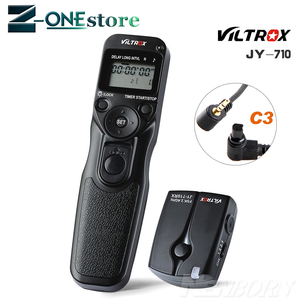 Wireless Timer Remote For Canon EOS 50D 40D 30D 5Ds R 6D 7D 1DX 1Ds 5D Mark IV / 5D Mark III / 7D Mark II / 6D Mark II RS-80N3