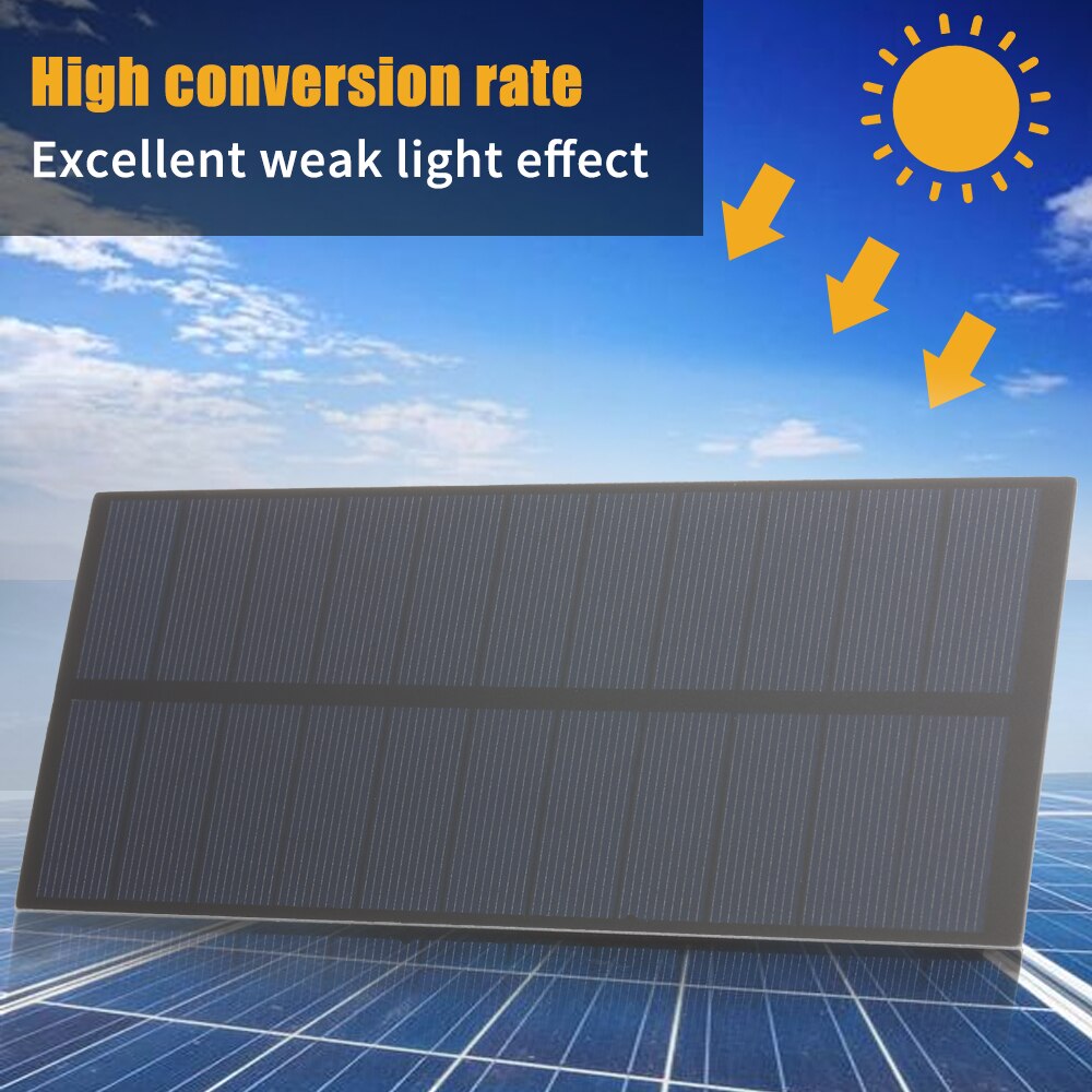 ZONADAH 2.2W 5.5V Mini Solar Panel Kit, Batter Ladegerät, DIY Home, Science School Projekte, Camping, Angeln, Wandern Outdoor Garten LED Licht Ladewerkzeuge