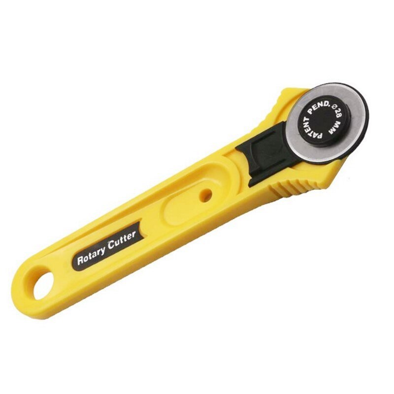 45mm 28mm Rotary Cutter for leather Set Blades for fabric Circular Quilting Cutting Patchwork Cut Tool Quilter Leather Cutter: 28mm Rotary Cutter