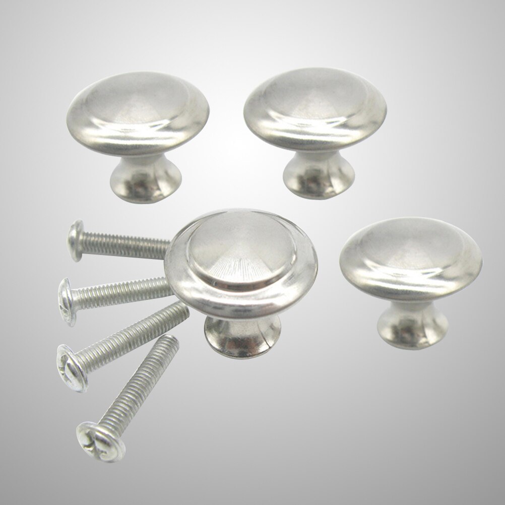 20 st runda knoppar handtag zink legering lådor knoppar glas dörrhandtag knopp med skruvar för möbler kök heminredning