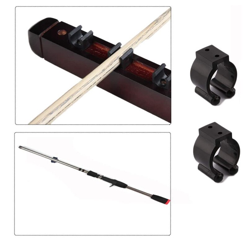 30Pcs Fishing Pole Rod Holder Clips Fishing Rod Storage Rack