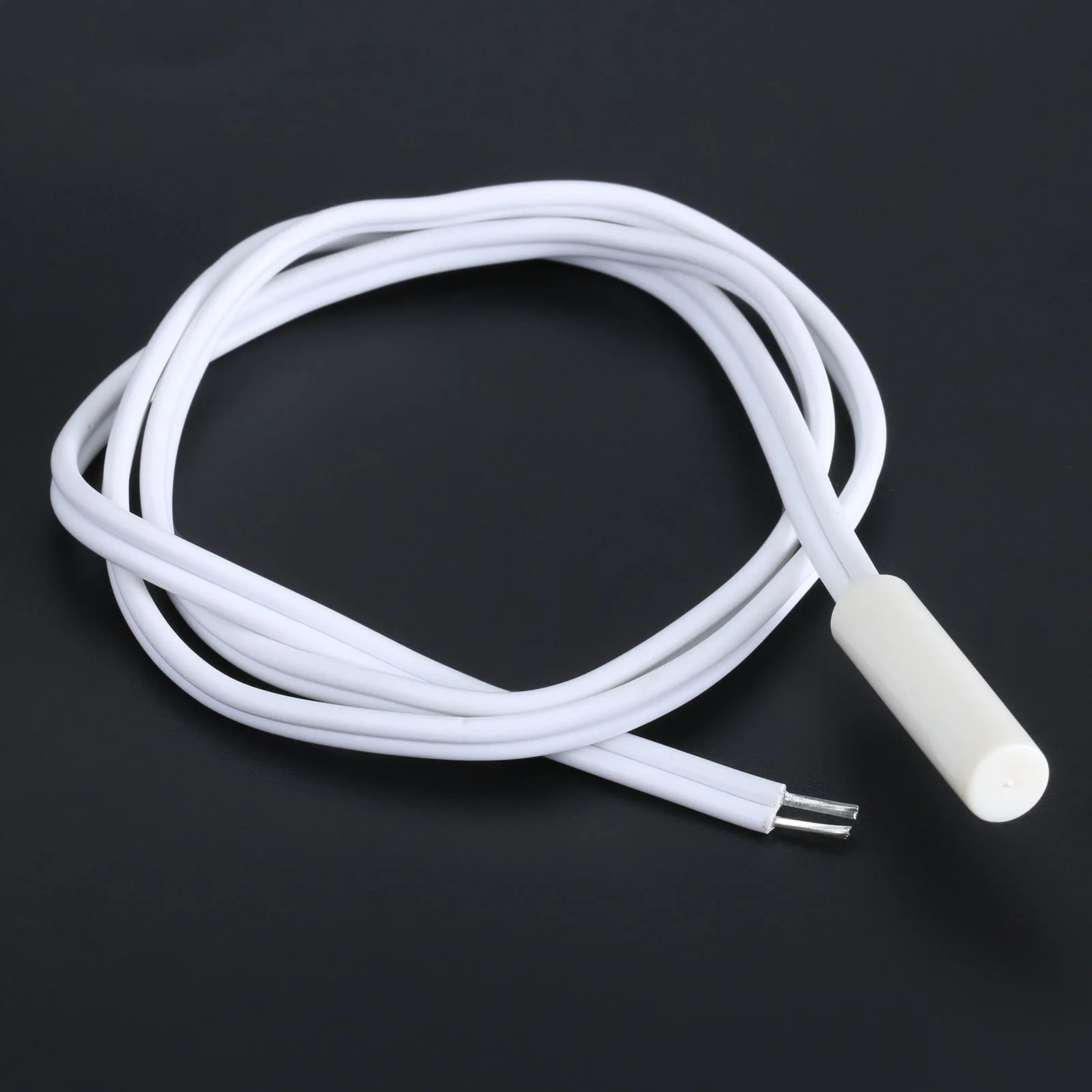 WR55X10025 Refrigerator Temperature Sensor with Line (Thermistor) Kit for General Electric #914093 AP3185407 PS304103 WR50X10027