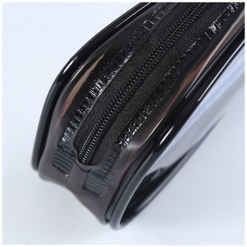Transparent PVC Waterproof Pencil Case Korean Stationery School Office Supplies Qualities Simple Style Pouch
