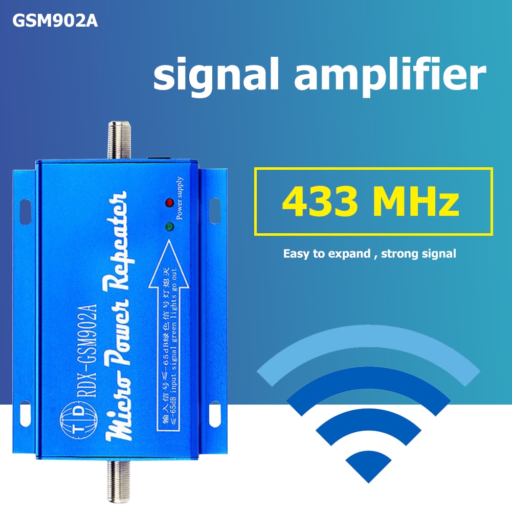 Signal mobiltelefon signal booster forstærker 433 mhz mobiltelefon signal booster forstærker repeater yagi antenne kit