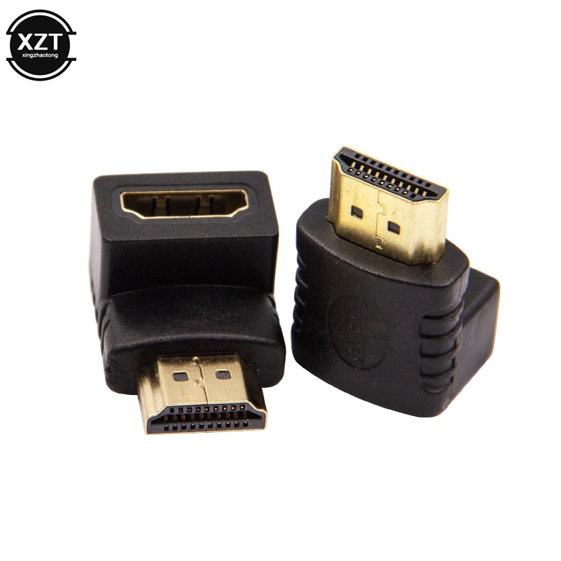 10 Pcs Hdmi Adapter Kit Hdmi Manvrouw 90 Hoek Links/Rechts Converter