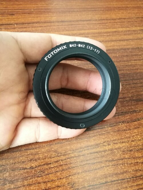 M42-M42 12-17 M42 m42 Mount Focussen Helicoid Ring Adapter 12-17mm Macro Extension Tubee