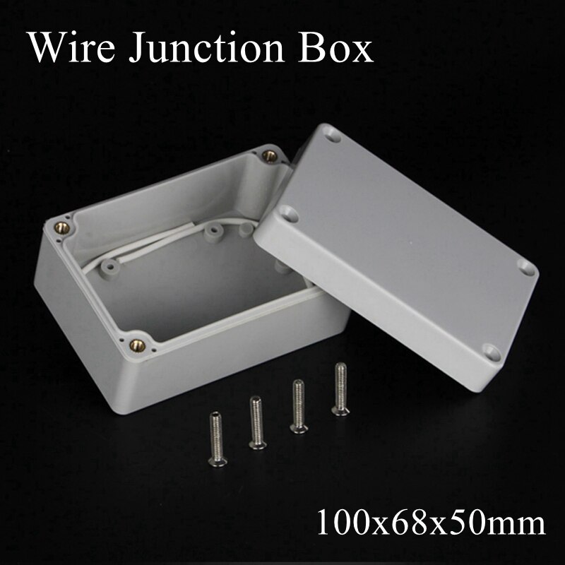 100x68x50mm ABS IP65 Waterproof Plastic Wire Junction Box Distribution Enclosure Project Case Electronic Terminal Instrument