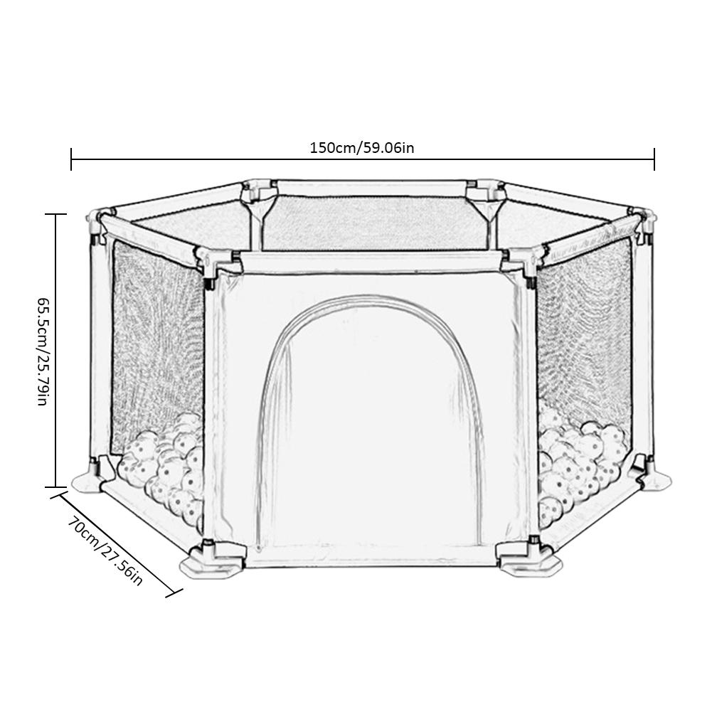 Box voor Kinderen Kinderbox Zwembad Ballen Baby Box Voor 0-6 jaar Bal Zwembad voor Baby Hek Kids Tent baby Tent Ballenbad