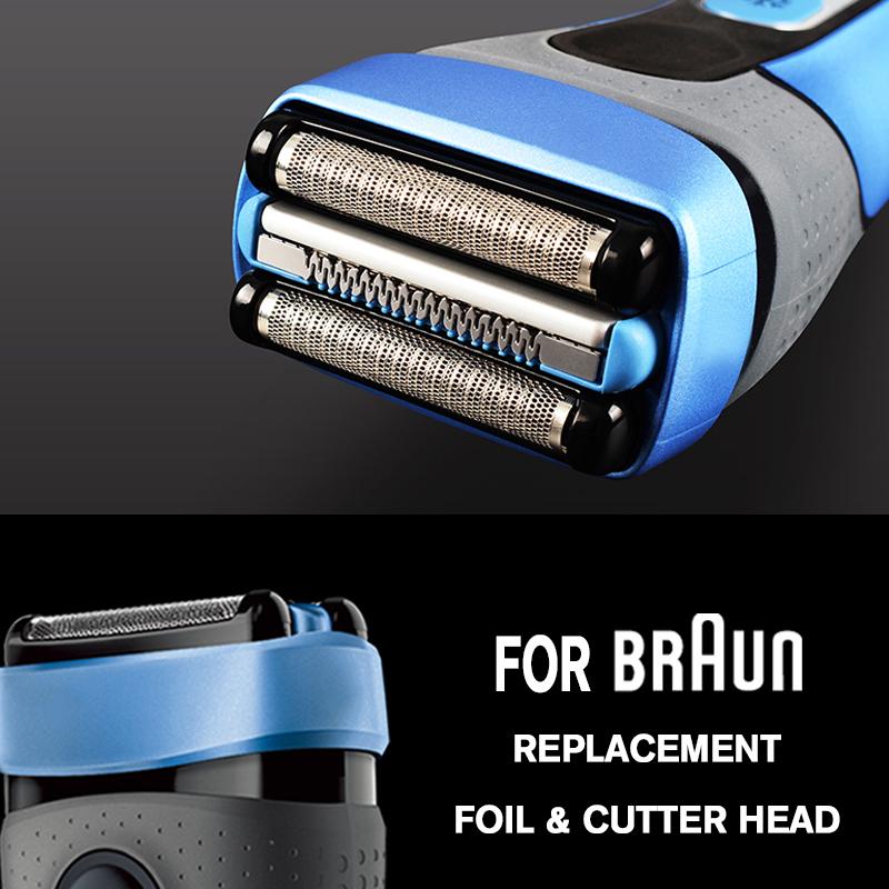 Ersättande rakbladskassett för braun 40b för cooltec  ct2s ct2cc ct3cc ct4s ct4cc ct5cc ct6cc huvudblad