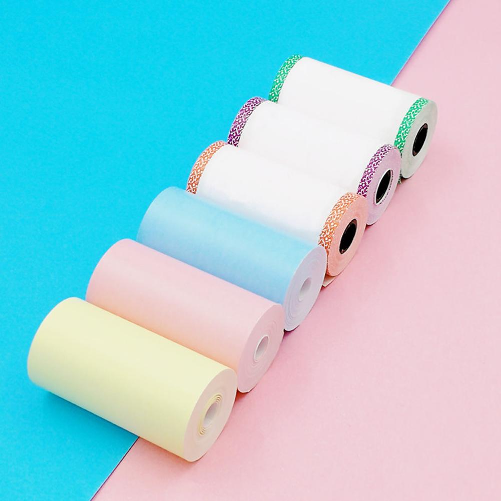 Papel de impresión de fotos para Paperang P1, adhesivo térmico de 57x30mm