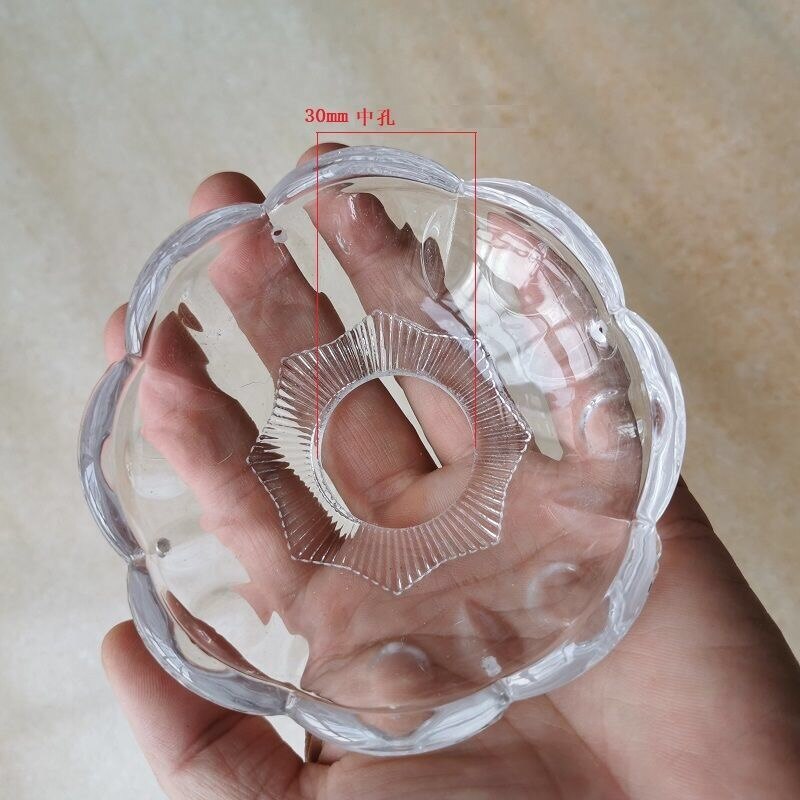 Abat-jour en verre cristal, lustre