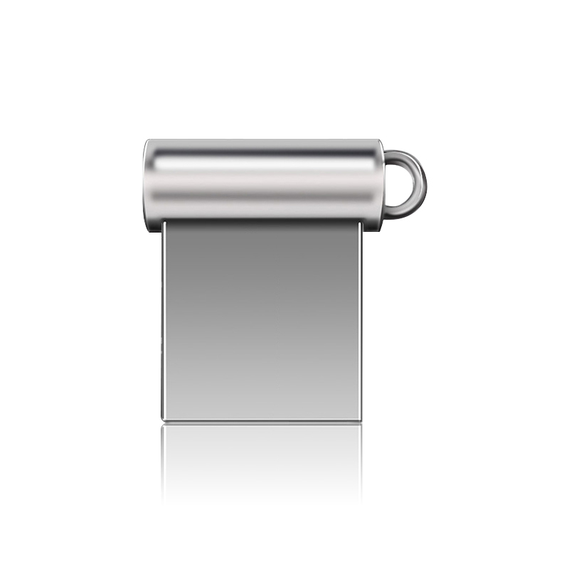 Mini Pendrive in metallo da 128 GB con portachiavi, chiavetta USB 2.0 portatile per trasferimento di archiviazione dati, idea regalo creativa: Black / 8 GB