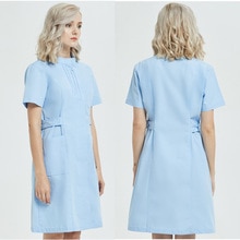 Enfermera verano ropa de trabajo de manga corta cuello redondo invierno de manga larga Hospital Médico farmacia belleza salón uniformes bata de laboratorio