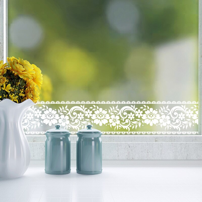 PVC Lace Pattern Wallpaper Border Sticker Pretty Waist Line Wall Sticker Waterproof Self Adhesive Wallpaper Border Home Decor