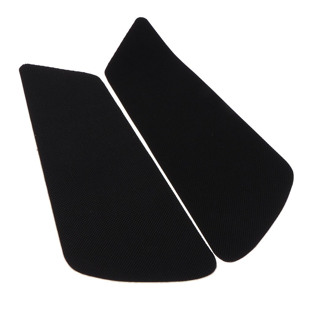 Black Motorcycle Rubber Tank Traction Pad Side Gas... Grandado