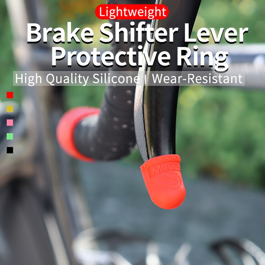 Racefiets Brake Shifter Lever Cover Siliconen Anti-Kras Brake Handvat Lever Mouw Protector Draagbare Fietsen Accessoires