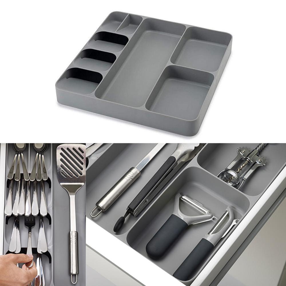 Kitchen Organizer and Storage Kitchen Drawer Organizer Tray Spoon Cutlery Separation Storage Box Kitchen Storage Organizer 4