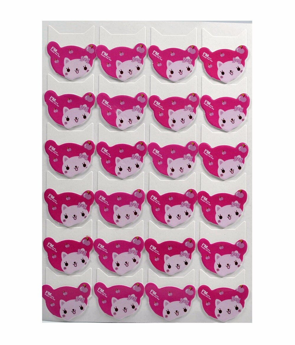 Cartoon Leuke Foto Hoek Stickers Voor DIY Baby Fotoalbum of Scrapbook Album 24 stks/vel