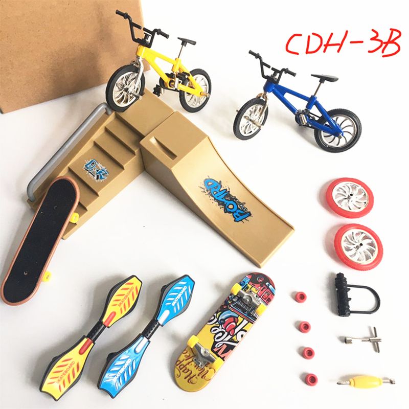 Popular Mini Scooter Two Wheels Scooter Finger Scooter Bike Fingerboard Skateboard Kids' Children's Educational Toys: CDH3B
