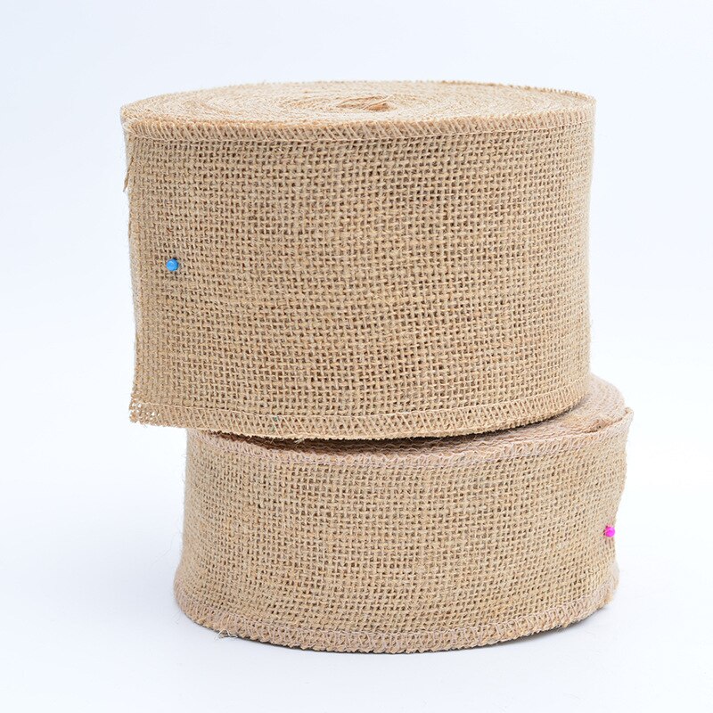 2Meters Natural Jute Burlap Hessian Ribbon Vintage... – Grandado